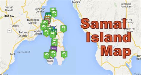 samal island map|Samal Island Tourism Map .
